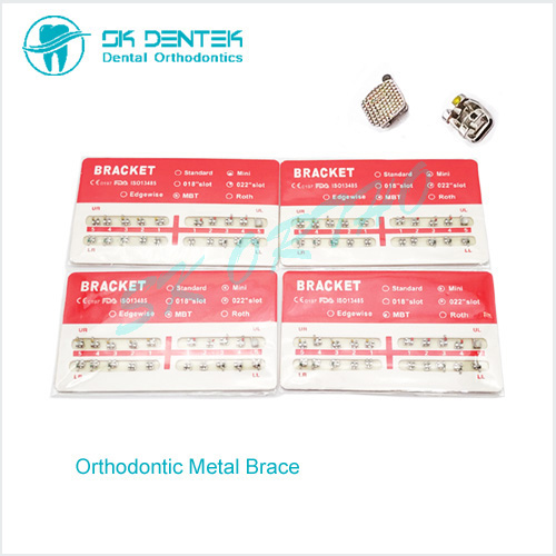 Dental Orthodontic Roth MBT Edgewise Mini Std Metal Bracket 