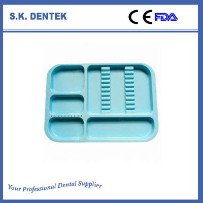 Autoclavable Dental Plastic Divided Tray