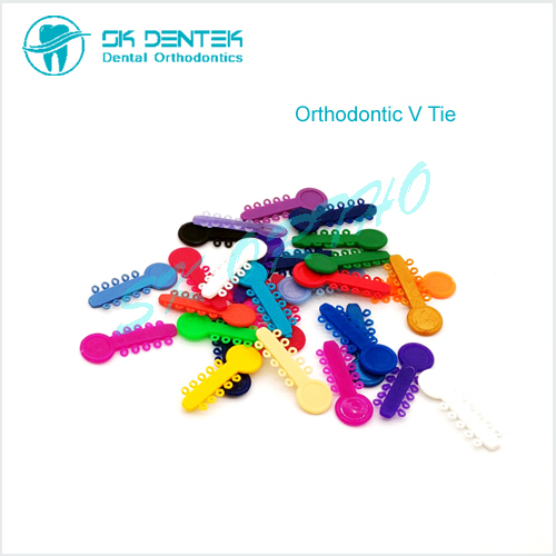 Orthodontic Elastic V Tie