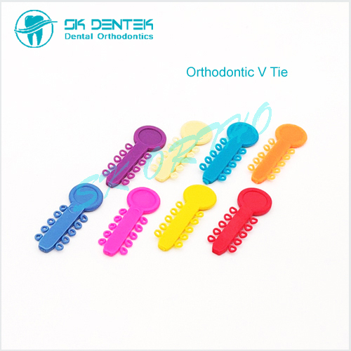 Orthodontic Elastic V Tie
