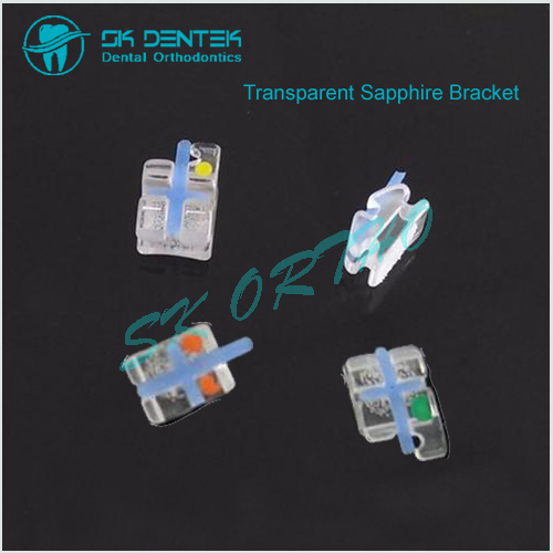 Dental Transparent Sapphire Bracket 