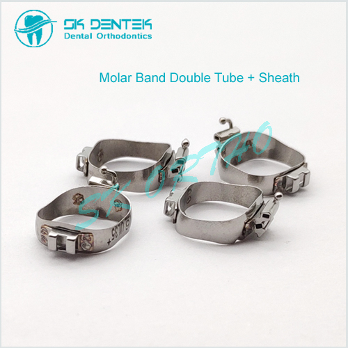 Orthodontic Molar Band Double Tube with Sheath