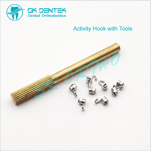 Orthodontic Movable Hook Activity Crimpable Hook