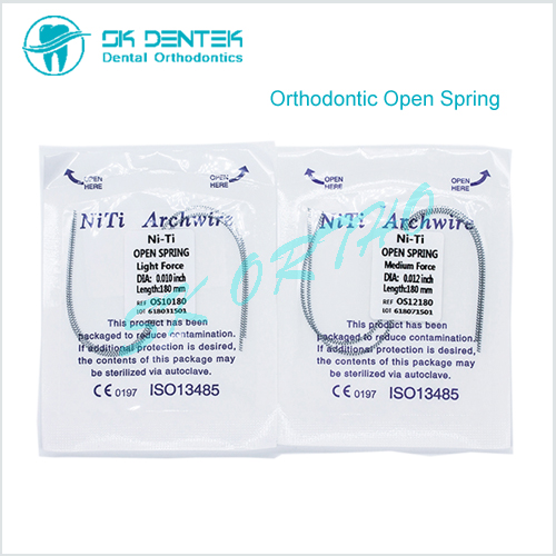 Orthodontic Niti Open Coil Spring