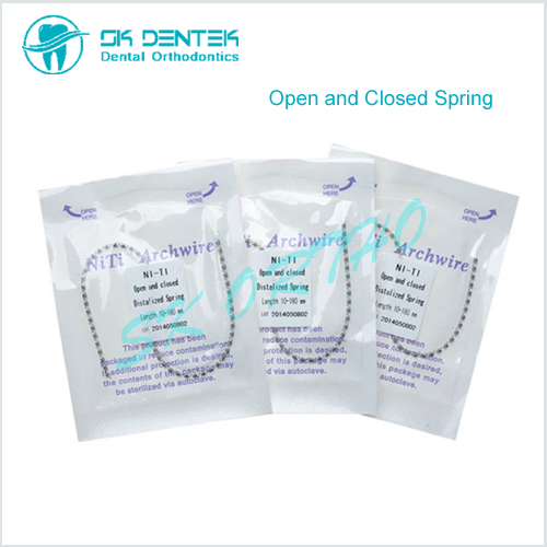 Dental Niti Open Spring Orthodontic Archwire