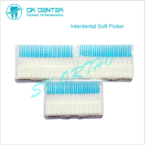 Interdental Brush Dental Teeth Soft Picker Toothpicker