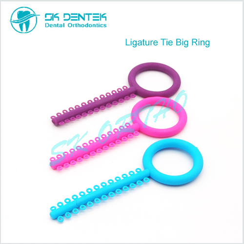 Orthodontic Ligature Tie With Big Ring Style