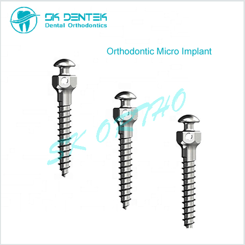 Dental Orthodontic Micro Screw Titanium Micro Implant Self-Drilling Mini Screw