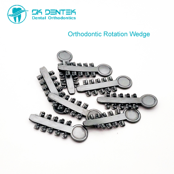 Dental Rotation Wedge Orthodontic Rubber Elastic Rotary Pads Dental Orthodontic Ligature Rotating Pad