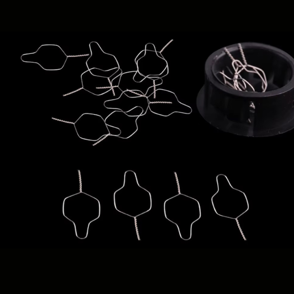 Dental Orthodontic Preformed Ligature Wire Ortho Preformed Ligature Tie without Hook